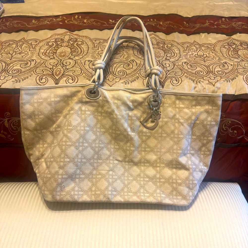 Christian Dior Cannage Cherie Large Tote